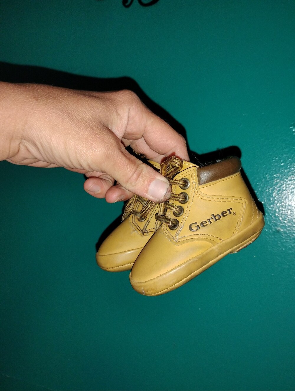 Vintage Gerber Baby Boots Size 1